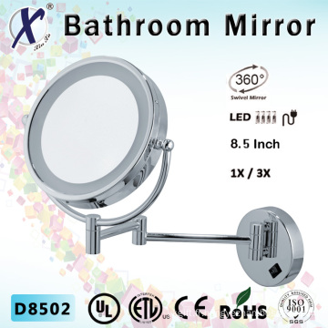8,5 pouces LED salle de bain miroir grossissant, variateur (D8502)